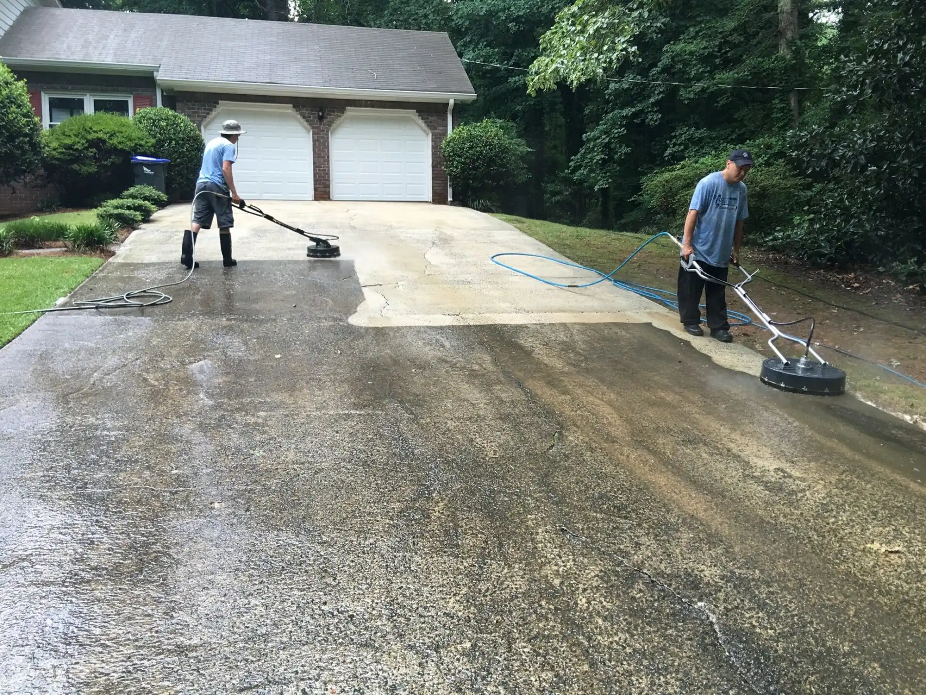 Concrete Pressure Washing project 5