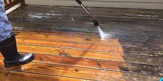 Wood Deck Cleaning project 3
